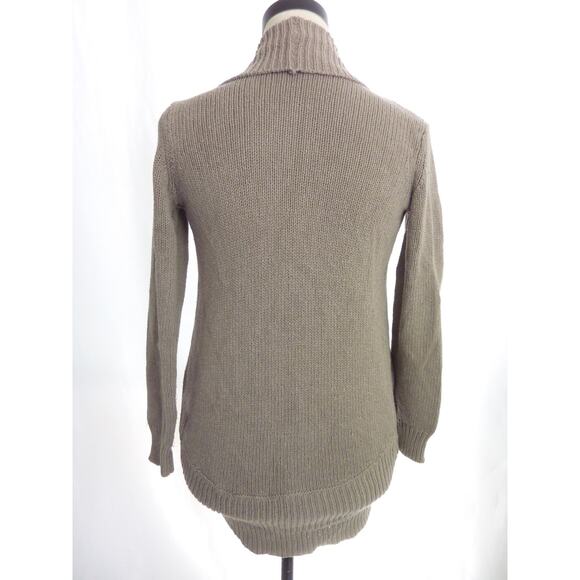 Banana Republic Open Sweater Cardigan Beige Brown XS - Picture 3 of 6